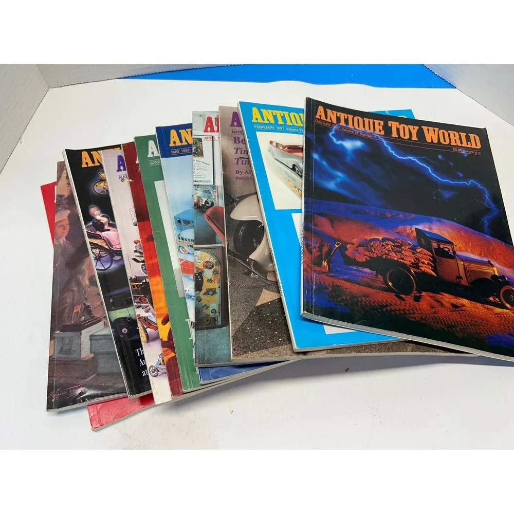 Antique Toy World Magazine Lot Volume 27 1997 11 Issues Toy‎ Reference Collector